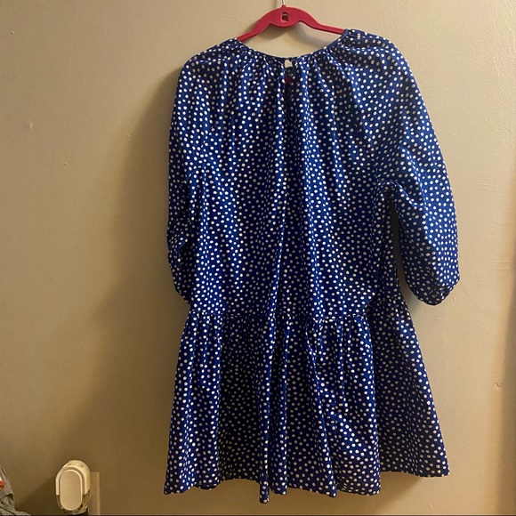 H&M Blue Polka-dot long sleeve dress. Size M. - Picture 3 of 3